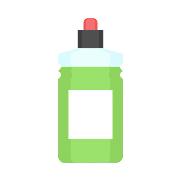 Drank Fles Drank Pictogram Platte Stijl — Stockvector