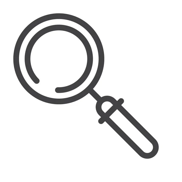 Find Glass Magnifying Icon — Vector de stock