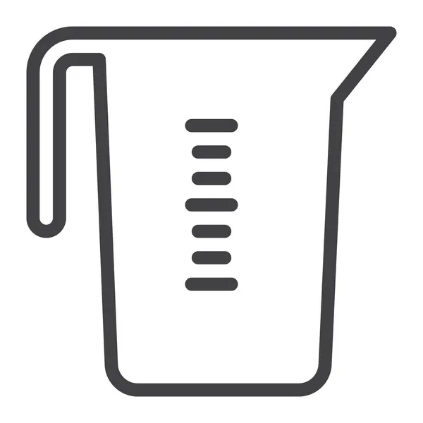 Cup Measuring Water Icon — Stockvector