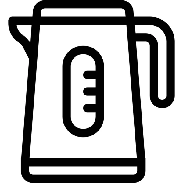 Appliance Boiled Electric Icon Outline Style — Stock Vector