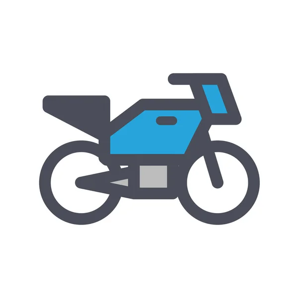 Auto Cykel Buss Ikon — Stock vektor