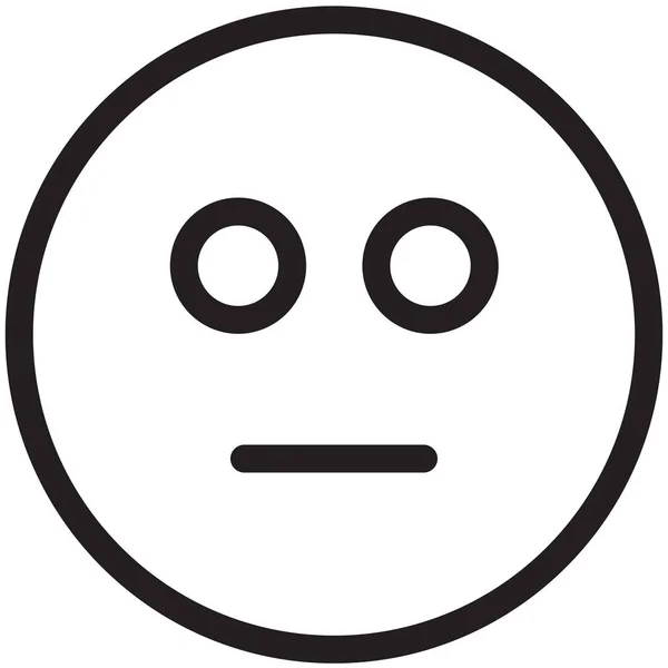 Emoticon Emoticons Ícone Rosto Estilo Esboço —  Vetores de Stock