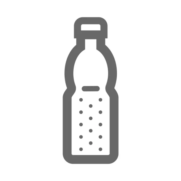 Μπουκάλι Μπουκάλι Ποτό Εικονίδιο Δοχείο Στυλ Περίγραμμα — Διανυσματικό Αρχείο