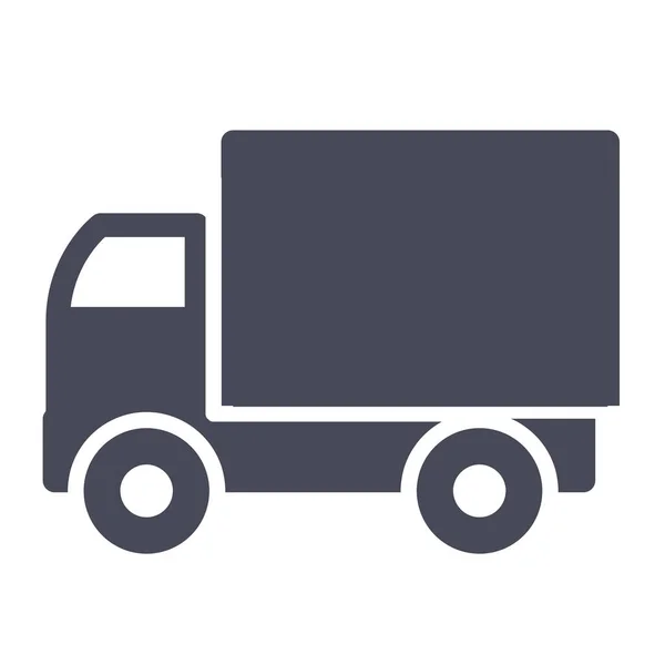 Ikona Transportu Wysyłki Solid Stylu — Wektor stockowy