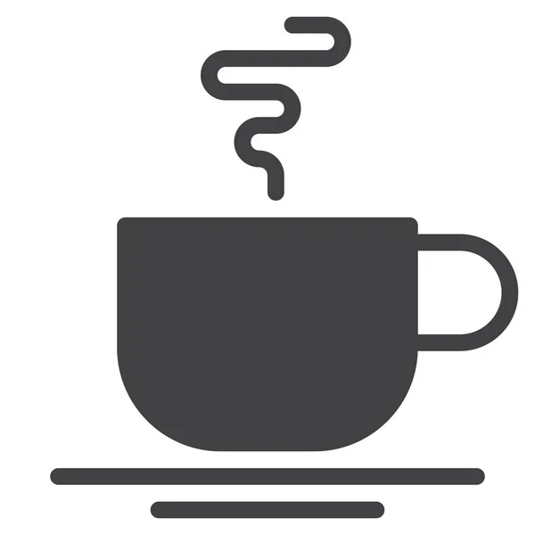 Gıda Içecek Kategorisinde Kafe Kahve Bardağı Simgesi — Stok Vektör