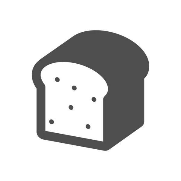 Bäckerei Brot Frühstück Symbol — Stockvektor