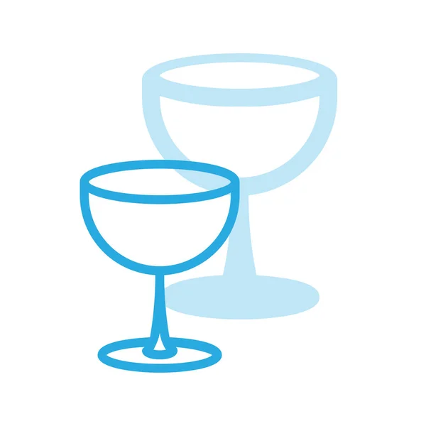 Cocktail Drank Icoon Outline Stijl — Stockvector