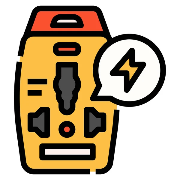 Adapter Battery Charger Icon — Stock Vector