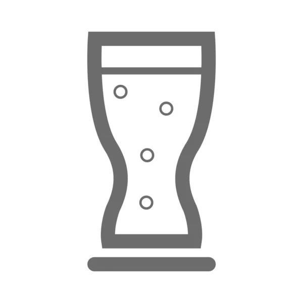 Ποτό Έντονο Γενικό Εικονίδιο Στυλ Περίγραμμα — Διανυσματικό Αρχείο