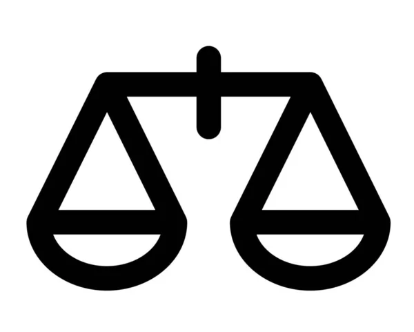 Abogado Abogado Justicia Icono Estilo Sólido — Vector de stock