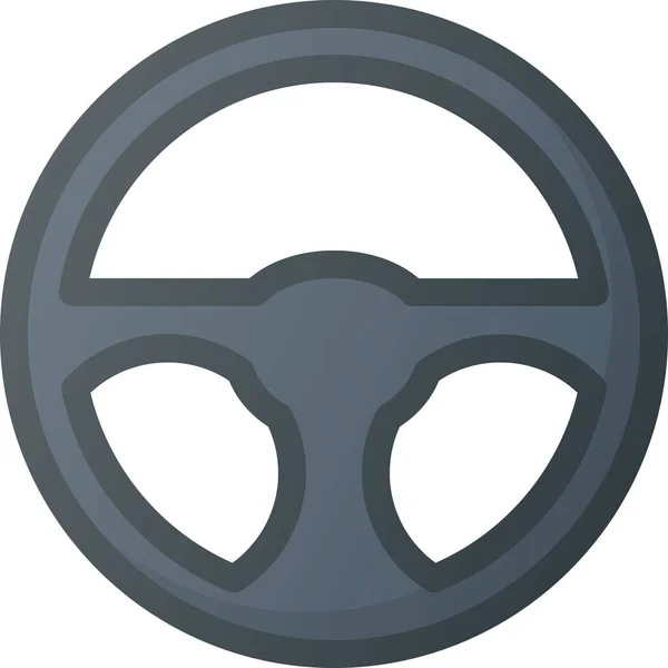 Accesorios Icono Componente Coche Estilo Contorno Lleno — Vector de stock