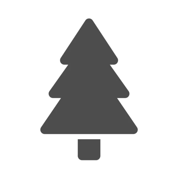 Feier Christmas Christbaum Icon — Stockvektor