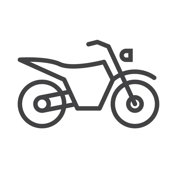混合カテゴリのアクションバイククロスアイコン — ストックベクタ