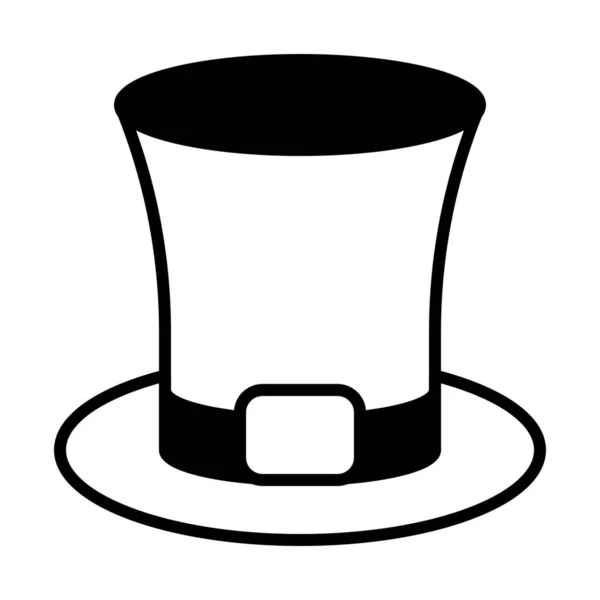 Αξεσουάρ Καπέλο Μόδας Εικονίδιο Στυλ Περίγραμμα — Διανυσματικό Αρχείο