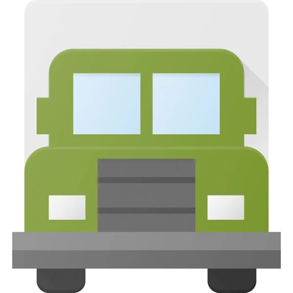 Tir Transport Transportation Icon Flat Style — Stock Vector