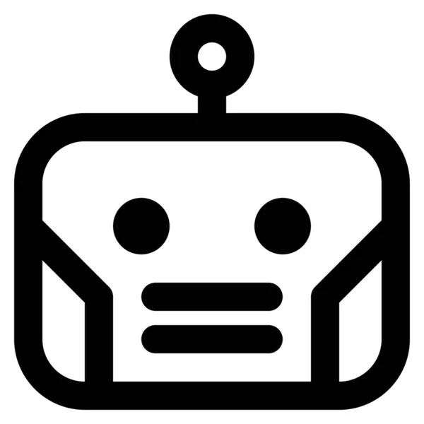 Ícone Inteligente Automação Assistente Estilo Esboço —  Vetores de Stock