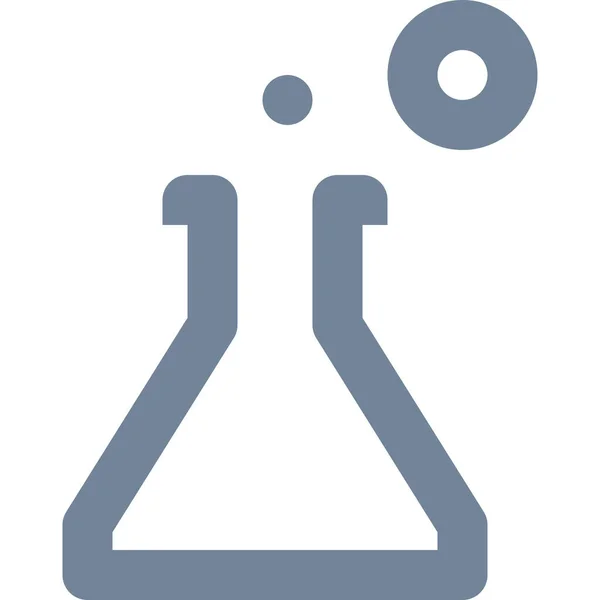 Chimistry Experiment Gas Icon Outline Style — Archivo Imágenes Vectoriales