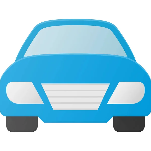 Auto Taxi Auto Ikone Flachen Stil — Stockvektor