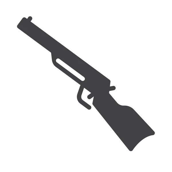 Carbine Military Shotgun Ikone Der Kategorie Militär Krieg — Stockvektor