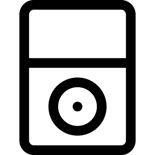 Reproductor Música Mp3 Icono — Archivo Imágenes Vectoriales