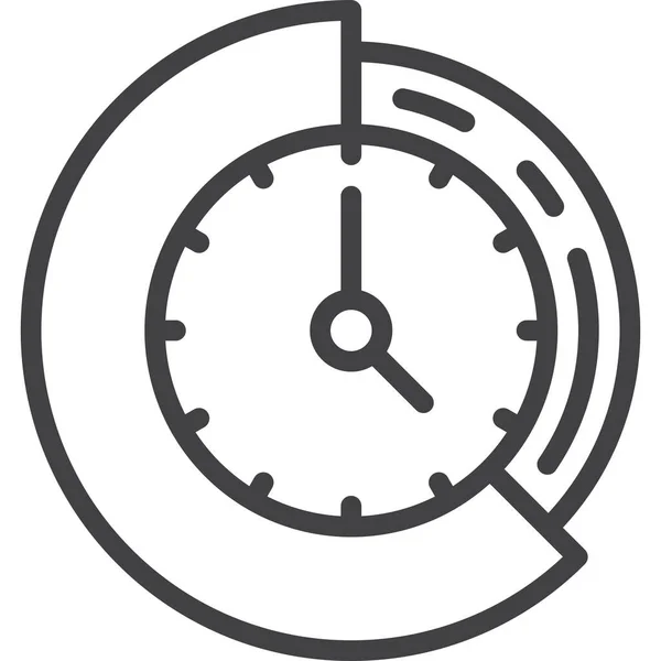 Diagramm Management Tortensymbol — Stockvektor