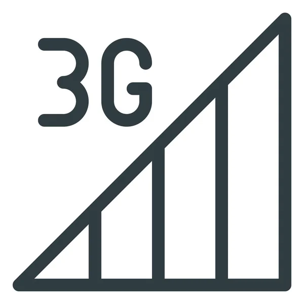 Ícone Sinal Telefone Comunicação Estilo Esboço —  Vetores de Stock