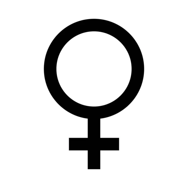 Female Gender Venus Icon — ストックベクタ