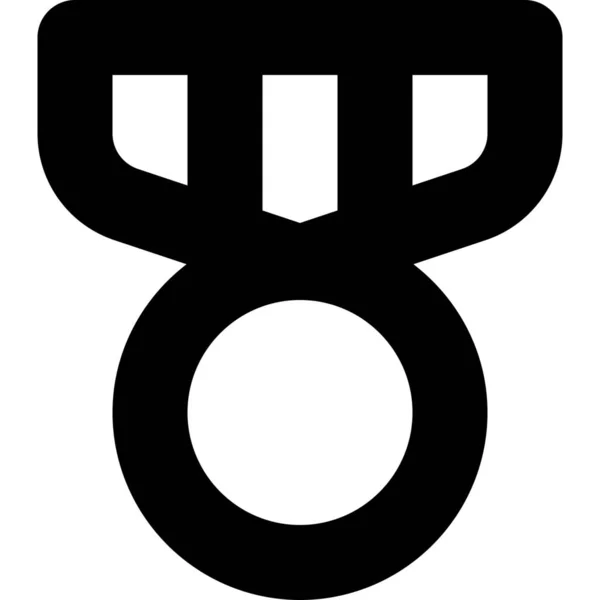 Значок Награждения Медалью Стиле Outline — стоковый вектор