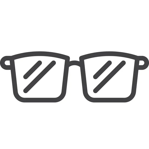 Brýle Osnova Business Management Ikona Stylu Osnovy — Stockový vektor