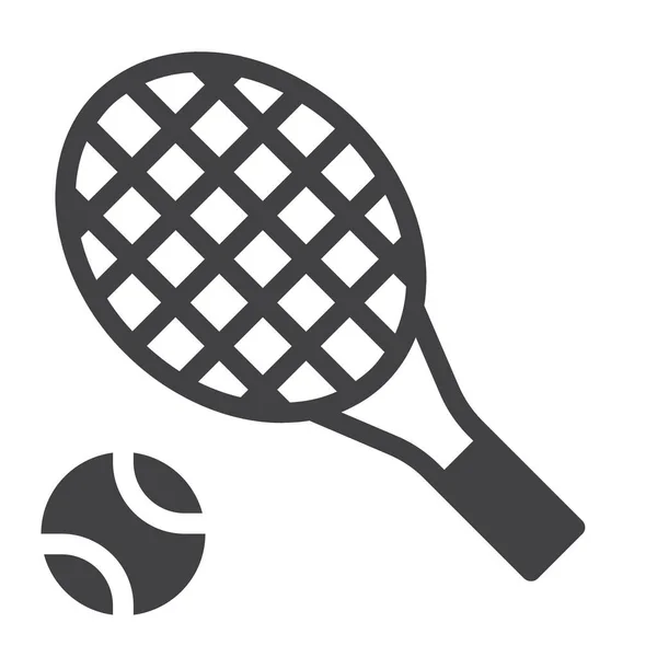 Jeu Balle Tennis Icône — Image vectorielle