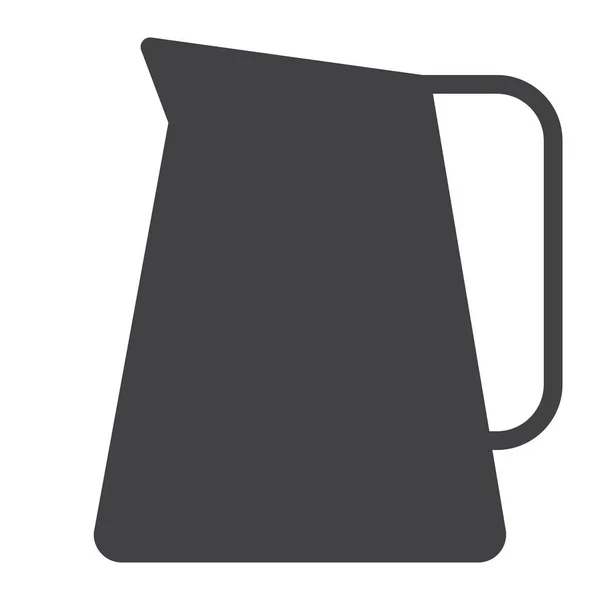 Milk Pot Coffee Icon — Vetor de Stock