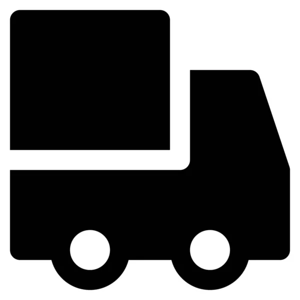 Ikona Dostawcy Logistyki Dostaw Stylu Solid — Wektor stockowy