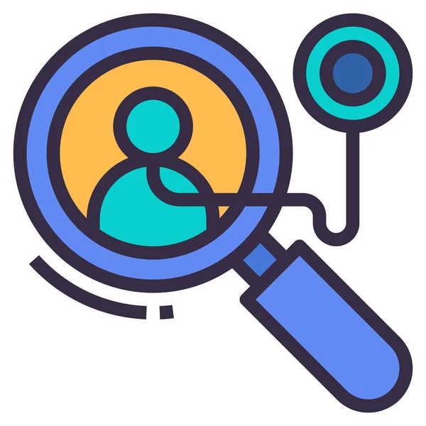 Search Doctor Find Icon — Stock Vector