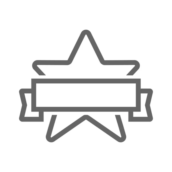 Abzeichen Krone Symbol Outline Stil — Stockvektor