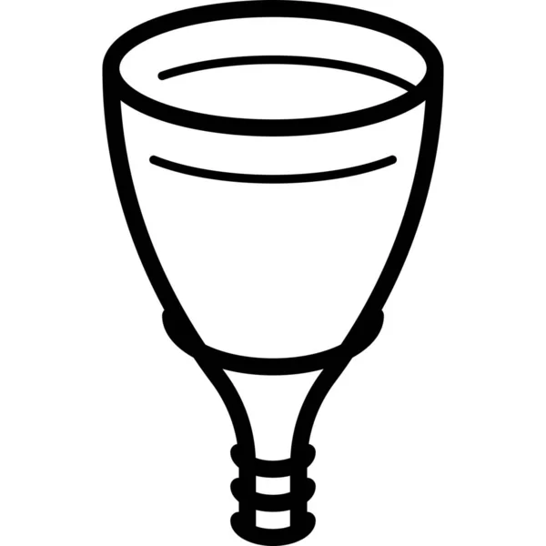 Cup Feminine Hygiene Icon Hospitals Healthcare Category — Stock Vector
