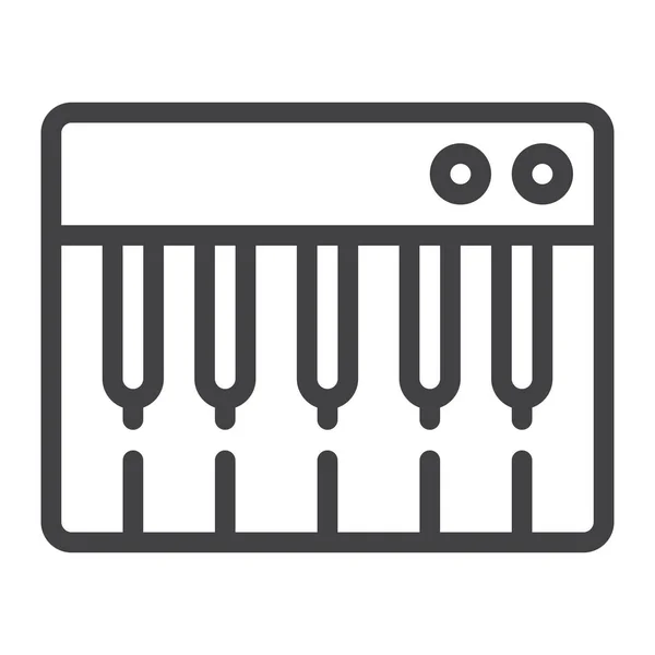 Key Keyboard Music Icon — Stockvector