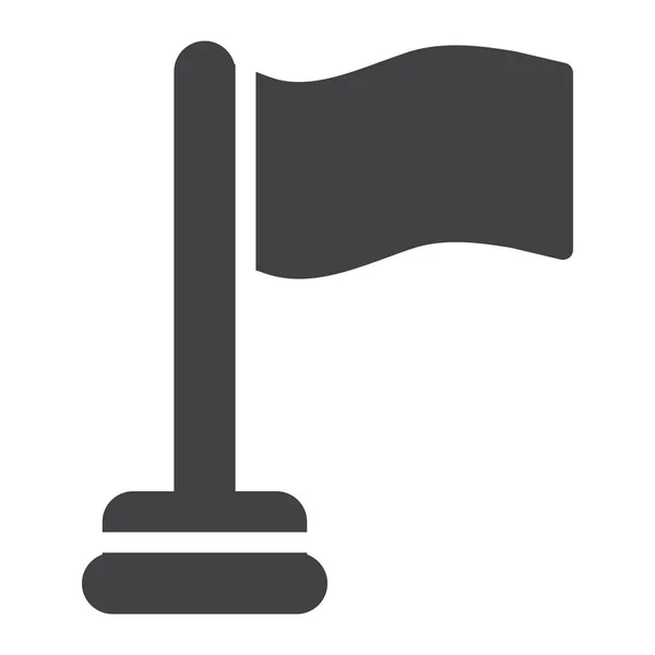 Standort Flagge Armee Symbol — Stockvektor