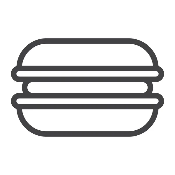 Biscuit Sweet Macaron Icon — Image vectorielle