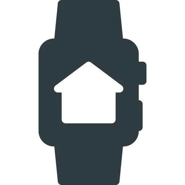 App Application Smarthome Icon Solid Style — Stock Vector