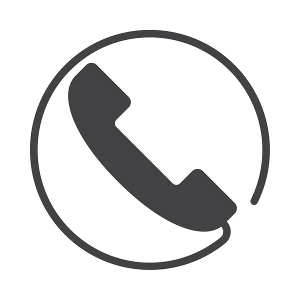 Call Contact Help Icoon — Stockvector
