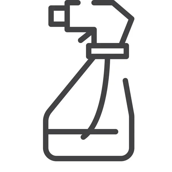 Flaschenreiniger Glas Symbol — Stockvektor