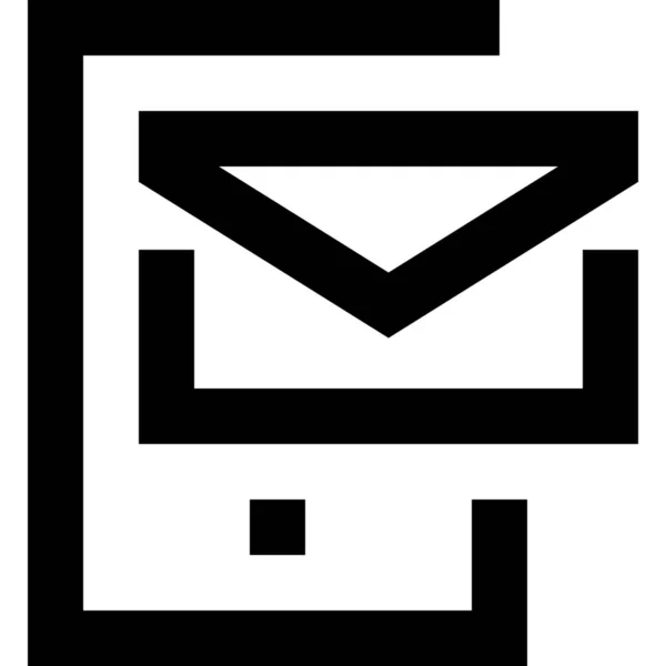 Ikon Mail Brev – Stock-vektor