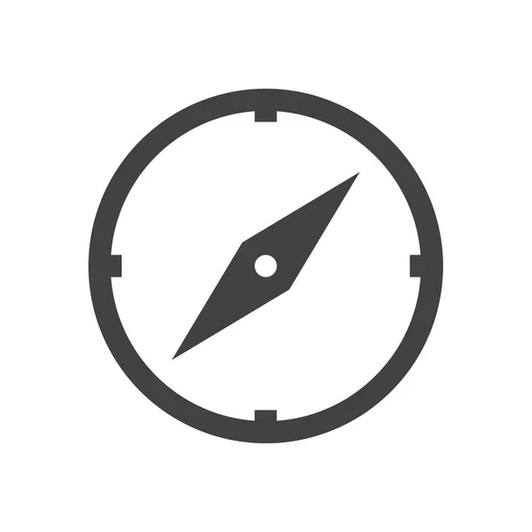 Kompass Navigationssymbole Umrissstil — Stockvektor