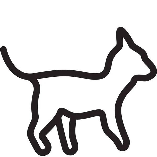Icono Gato Mascota — Vector de stock