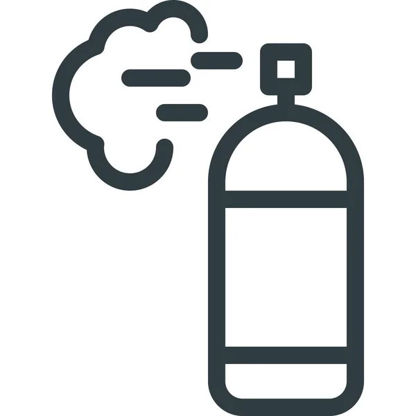 Icono Ambientador Limpieza Aire Estilo Outline — Vector de stock