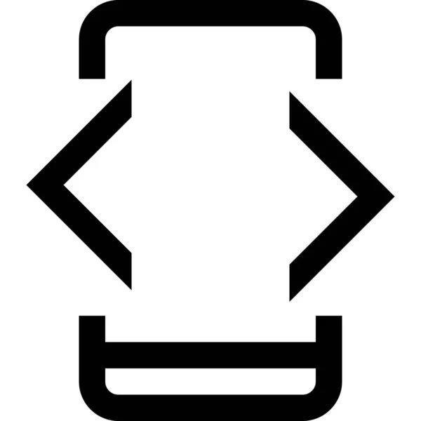 Entwickler Modus Symbol Outline Stil — Stockvektor