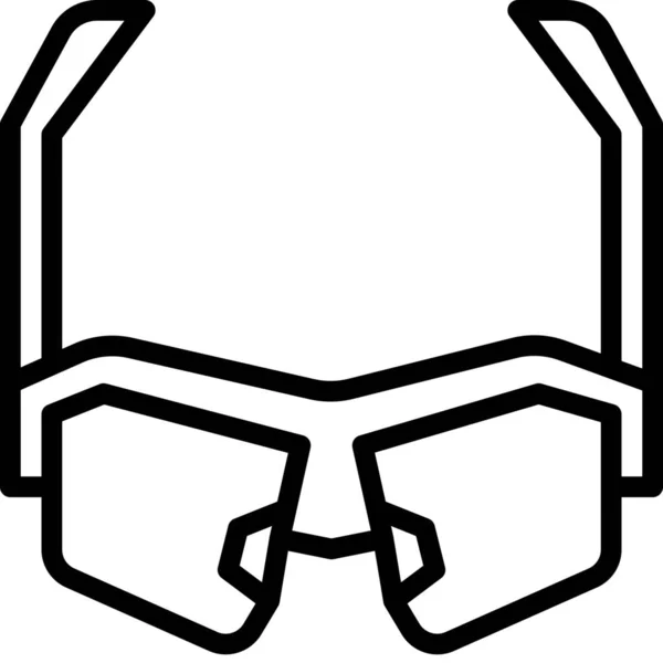 Fahrradbrillen Symbol — Stockvektor
