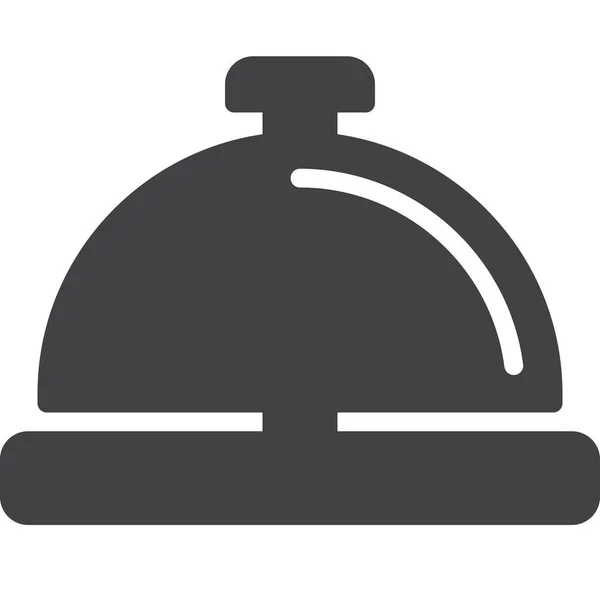 Bell Hotel Reception Icon — Wektor stockowy