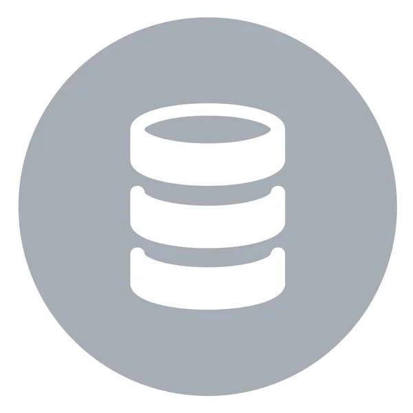 Datenbank Sql Icon Badge Stil — Stockvektor