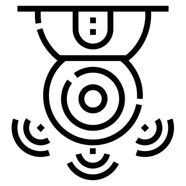 Иконка Управления Камерой Cctv — стоковый вектор